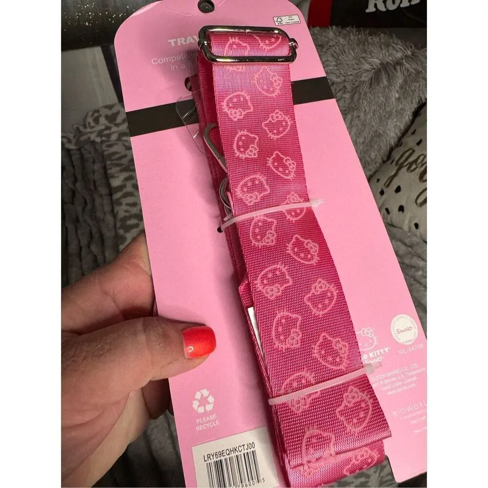 hello kitty travel/tech bag,luggage crossbody strap-belt & pouch